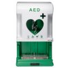 Venkovní uzamykatelný box na AED defibrilátor s alarmem a klávesnicí CORE Plus otevřený