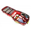 Záchranářský zdravotnický voděodolný batoh Robust RED Tarpaulin s transparentní kapsou na AED 46 l. vnitřek