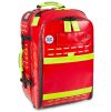 Záchranářský zdravotnický voděodolný batoh Robust RED Tarpaulin s transparentní kapsou na AED 46 l.