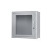 White metal cabinet front