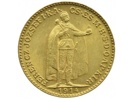 20 koruna Františka Josefa I. 1914 KB znak Bosny
