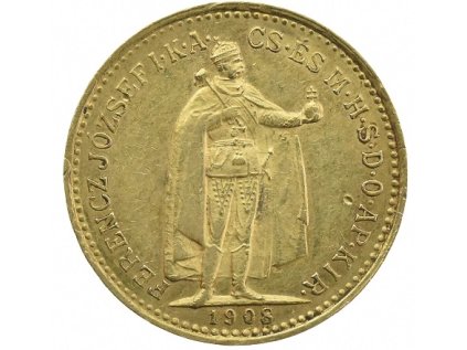 10 koruna Františka Josefa I. 1908 KB