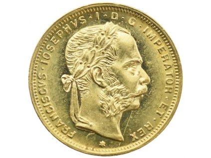 Rakousko 8 zlatník Františka Josefa I. 1891
