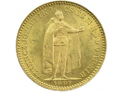 20 koruna Františka Josefa I. 1897 KB