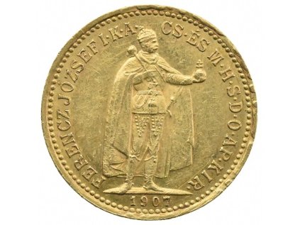 10 koruna Františka Josefa I. 1907 KB