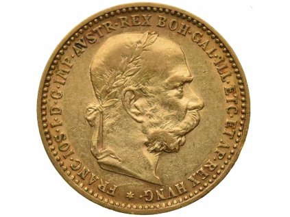 Rakousko 10 koruna Františka Josefa I. 1896