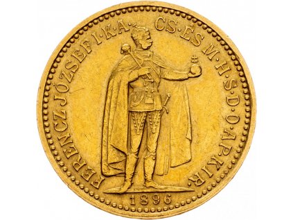 10 koruna Františka Josefa I. 1896 KB