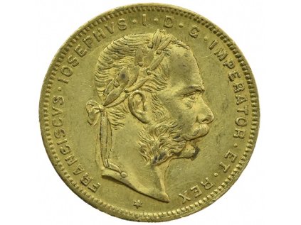 Rakousko 8 zlatník František Josef I. 1876