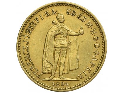 10 koruna Františka Josefa I. 1894 KB