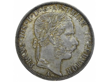 2 zlatník Františka Josefa I. 1871 A
