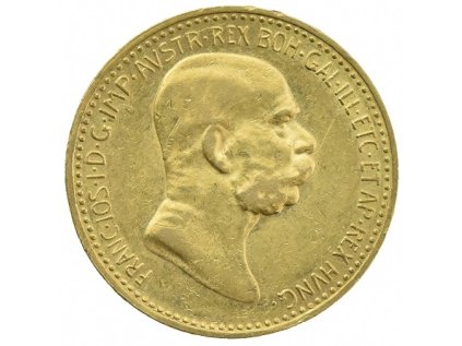 Jubilejní 10 koruna Františka Josefa I. 1908