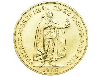 100 koruna Františka Josefa I. 1908 KB Novoražba