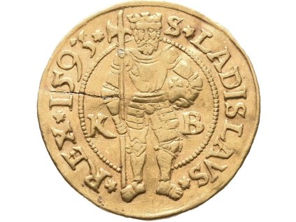 Dukát Rudolfa II. 1593 KB