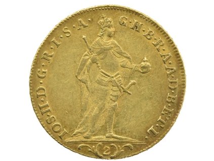 2 dukát Josefa II. 1784 KB
