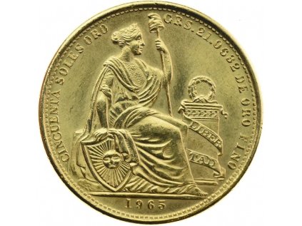 Peru 50 Soles Oro 1965