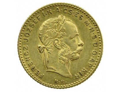 4 zlatník Františka Josefa I. 1890 KB