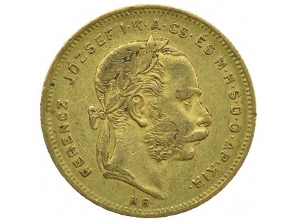 8 zlatník Františka Josefa I. 1871 KB
