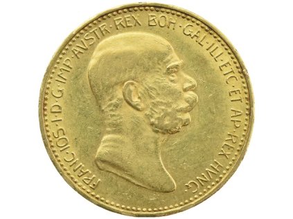 Jubilejní 20 koruna Františka Josefa I. 1908