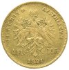 Rakousko 4 zlatník František Josef I. 1881
