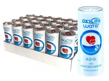 oxylife water plechovka a krabice