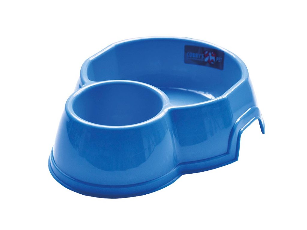 COBBYS PET Miska plastová-dvojkombinácia 0,85l