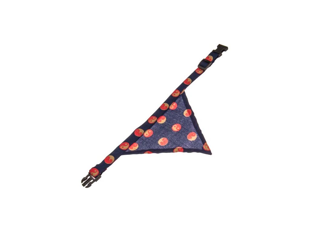 COBBYS PET Šatka nastaviteľná s plastovou sponou 20mm/60cm  VZOR -3