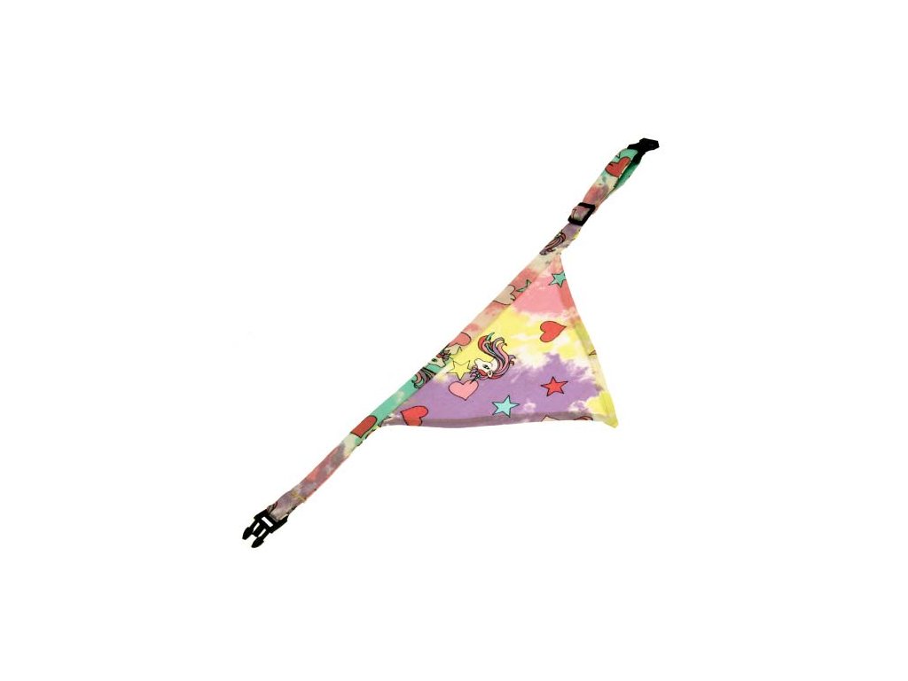 COBBYS PET Šatka nastaviteľná s plastovou sponou 10mm/50cm  VZOR -5