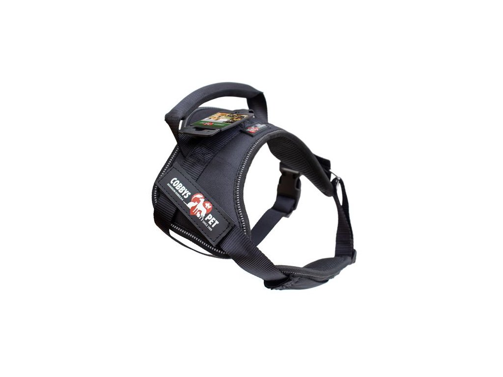 COBBYS PET Postroj K9 S 50-60cm čierny