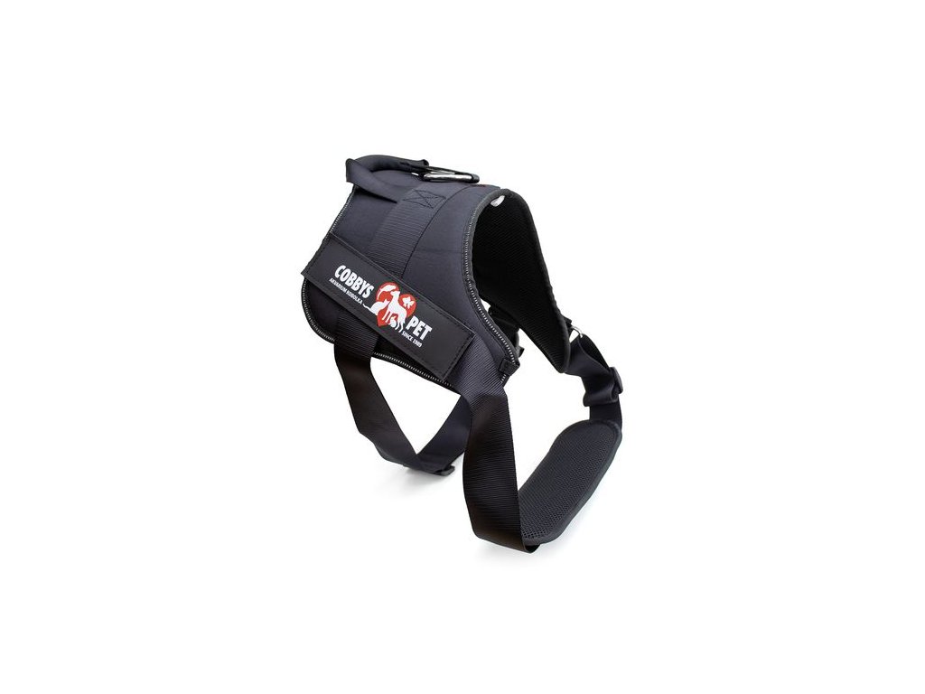 COBBYS PET Postroj K9 XXL 90-125cm čierny