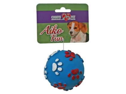 COBBYS PET AIKO FUN Lopta s labkami 6cm gumená hračka pre psov