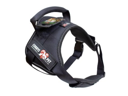 COBBYS PET Postroj K9 S 50-60cm čierny