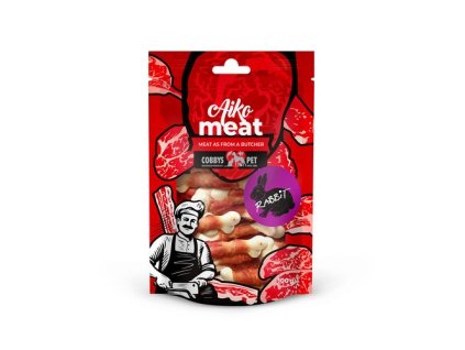 COBBYS PET AIKO Meat králičie mäso na kalciovej kosti 100g