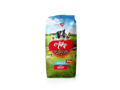 COBBYS PET AIKO ADULT Complete Beef 10kg plnohodnotné krmivo pre psov s hovädzím mäsom