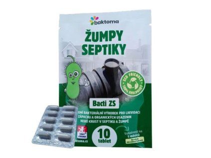 bacti zs tablety bakterie do zump a septiku