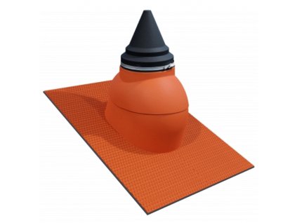 Anténní průchodka SATTOS X  BITU UNI (Barva 8015 - kaštanová)