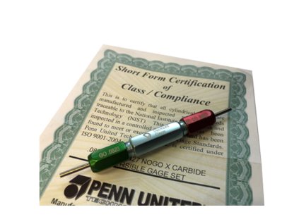 Suwmiarka rolkowa typu Go/No-Go do kapilary