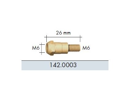 Medzikus M6/M6, L=26mm