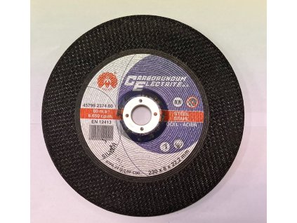 Kot. brús. 230 x 8,0 / Carborundum/ OCEL 97PA