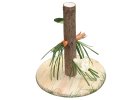 Stojan krmný pro králíky, dřevěný, 30 cm