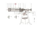 Válec skleněný pro poloautomat Roux-Revolver, 30 ml