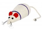 Hračka pro kočky - škrabadlo -  myš ze sisalu, 31,5 x 13 x 10,5 cm