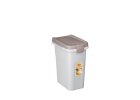 PET FOOD CONTAINER 15LT BIANCO TORTORA PF98401 con etichetta