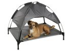 Lehátko pro psy - stan pro psy, šedý, 105 x 86 x 75 cm