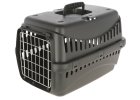 Kerbl Přepravka pro psa Expedition Eco, s kovovými dvířky, černá, 45 x 30 x 30 cm