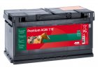 Baterie dobíjecí AGM premium 12V/110 Ah pro ohradníkový zdroj, pomalu se vybíjející