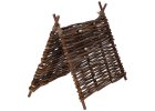 Domek pro králíky z proutí - přirodní teepee, 37 x 27 cm