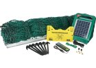 Elektrický ohradník kompletní sada se solárem, 106 cm, 2 hroty, 50 m, zelená