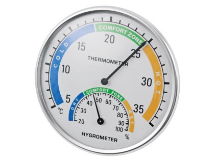 Teploměr a vlhkoměr stájový