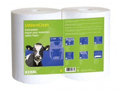 Utěrky na vemeno Uddero Clean, 2 x 800 ks, k použití za mokra i za sucha