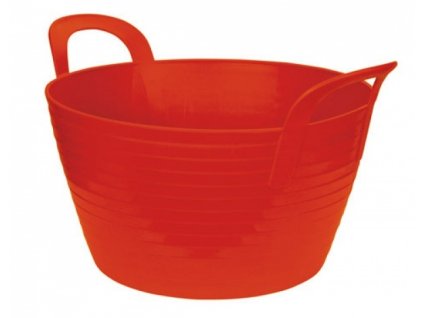 Koš, vědro flexibilní, 12 l, červené